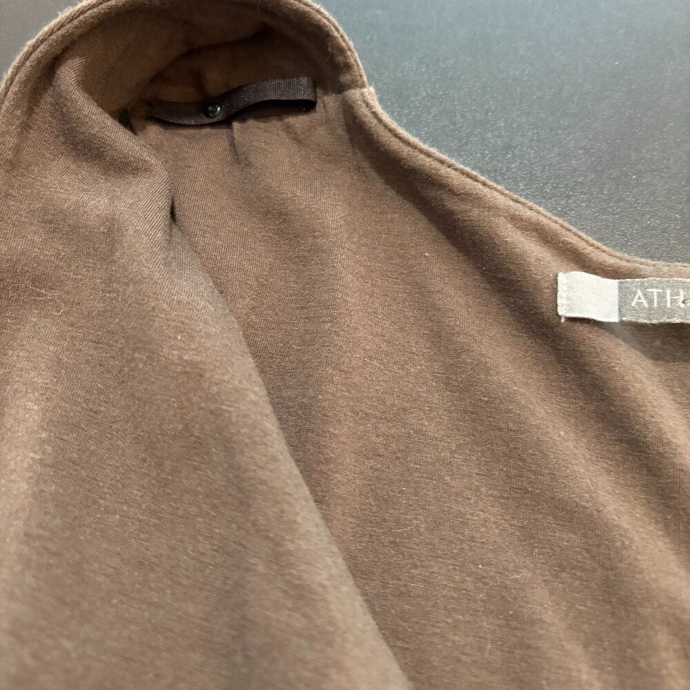 Athleta Sleeveless Brown Wrap Tie Dress | Women’s Small - Picture 7 of 10